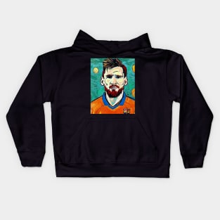 Messi Art Tshirt Kids Hoodie